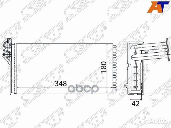 Радиатор отопителя салона mercedes sprinter 95