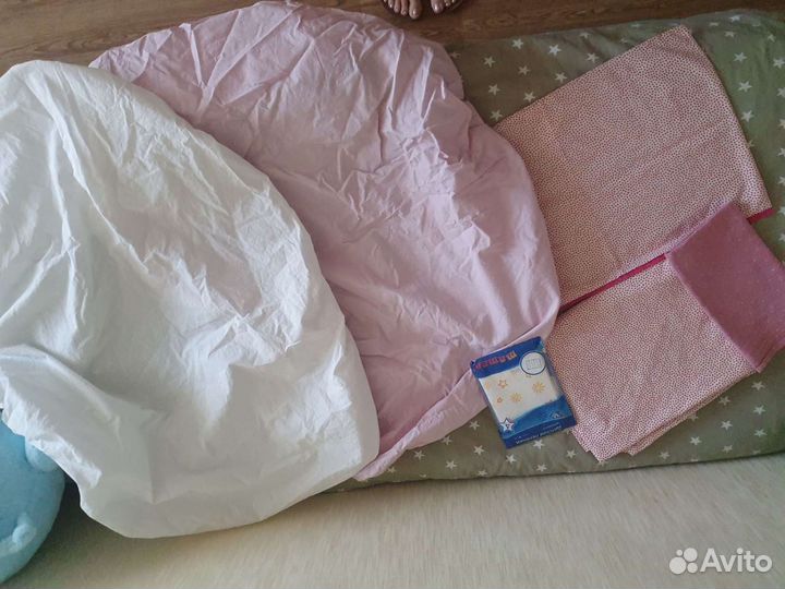 Постельное белье для девочки IKEA+2 простыни, пелё