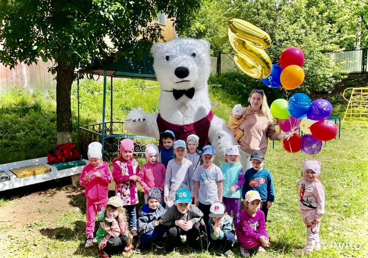 Поздравление белые медведи ростовые куклы