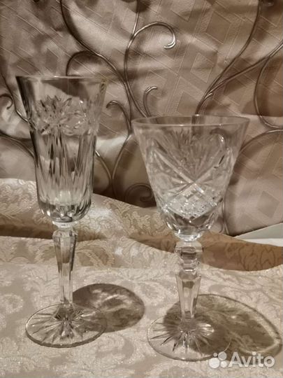 Рюмки хрустальные