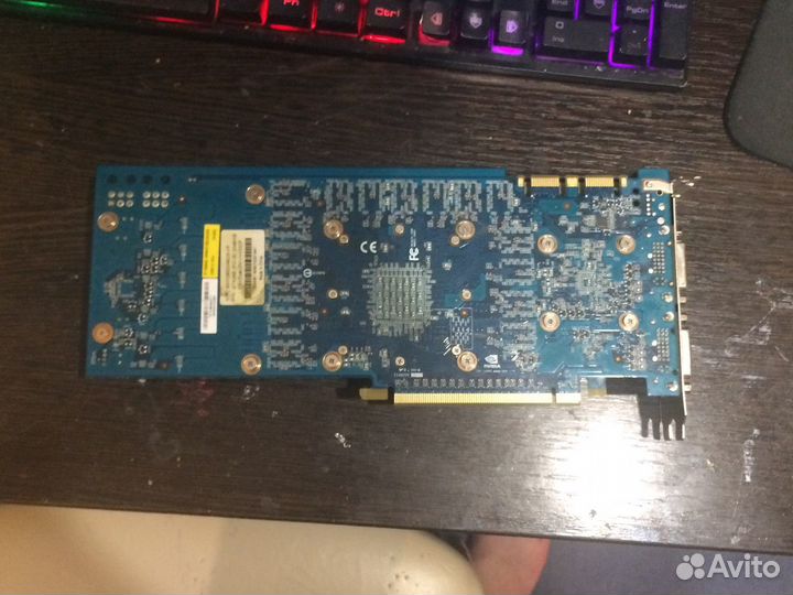 Видеокарта Gtx285 2048MB требуется ремонт