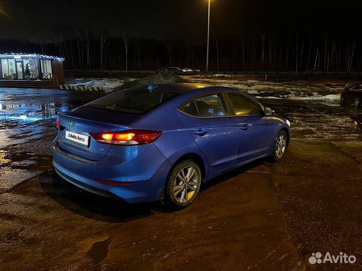 Hyundai Elantra 2.0 AT, 2017, 190 000 км