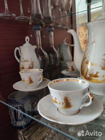Сервиз кофейный советский фарфор