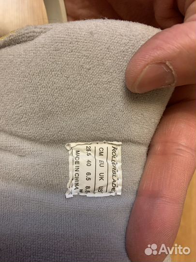 Ролики rollerblade spark w взрослые 40р