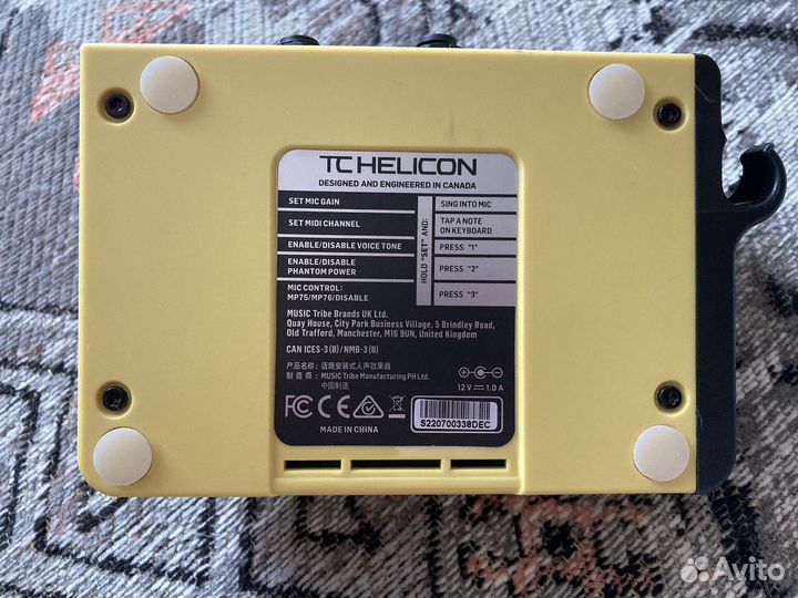 Вокальный процессор TC Helicon Perform-VE