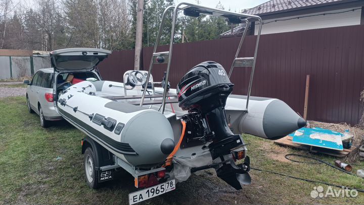 Риб навигатор 450R, мотор, прицеп