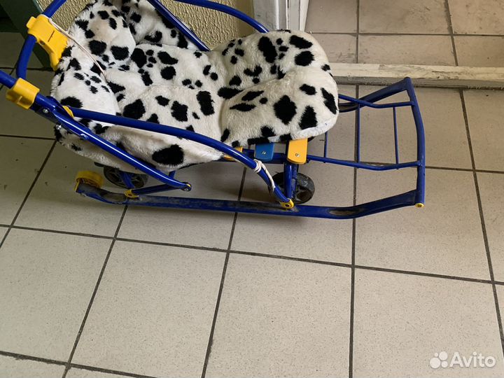Детские санки с колесами