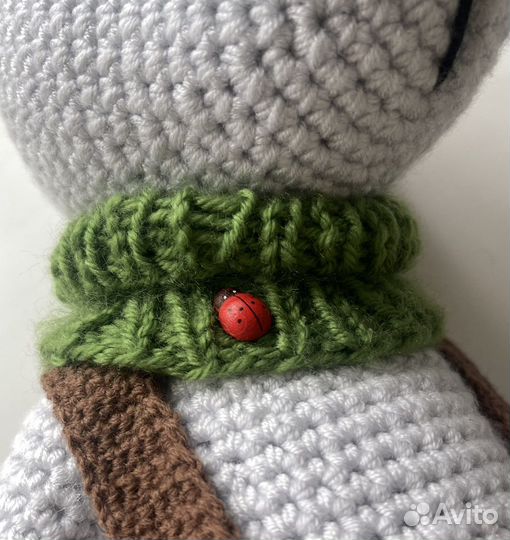 Вязаные игрушки зайка