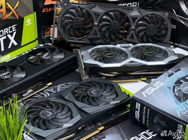 Игровые Видеокарты - широкий выбор RX / GTX / RTX