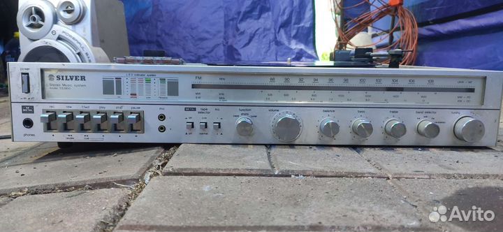 Дека кассета пластинка радио silver ss3850