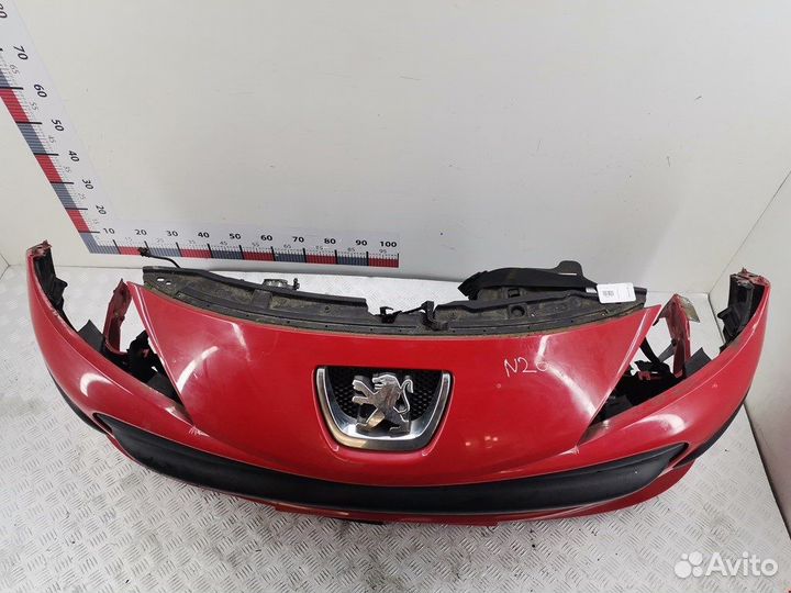 Бампер (ноускат) для Peugeot 207 R0B1F0K1V1