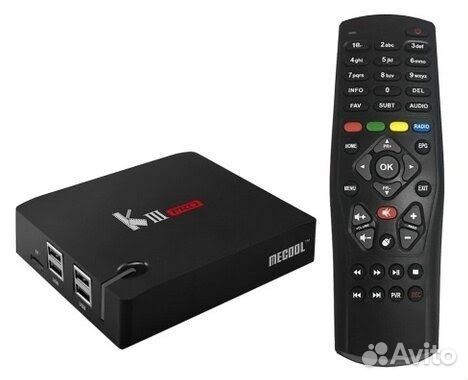 TV приставка mecool kIII pro dvb-s2/c/t2