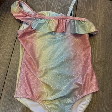 Купальник детский для девочки слитный 116р