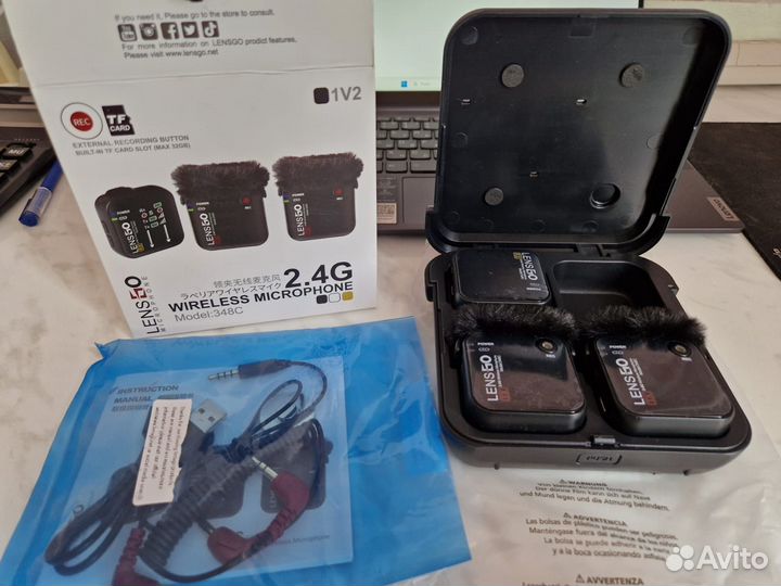 Микрофон беспроводной Lensgo 348C