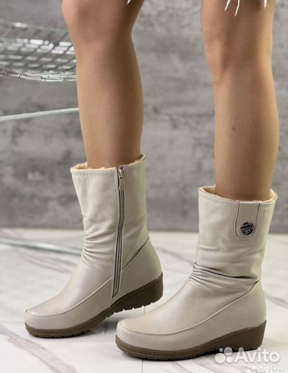 Сапоги зимние для широкой стопы бабушке