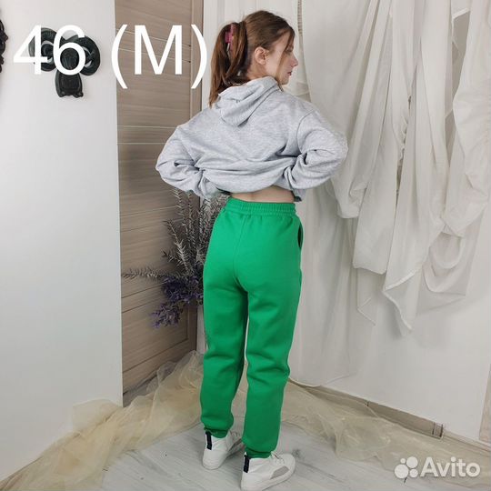 Джоггеры с флисом 7986