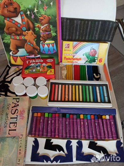 Набор творчества пастель краски+