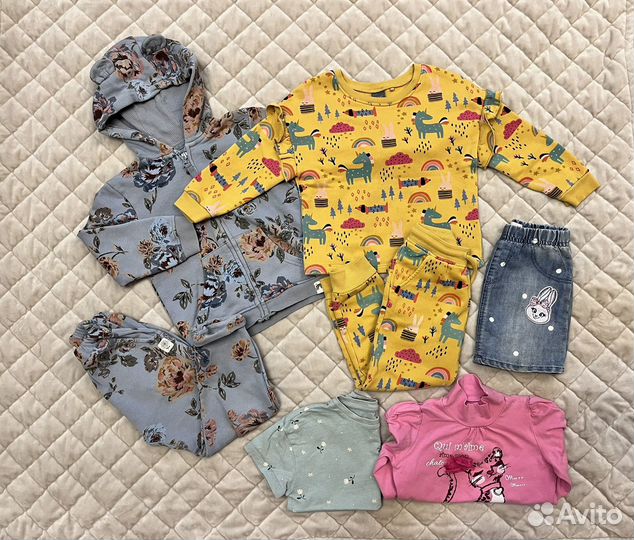 Детские вещи пакетом на девочку 98 104
