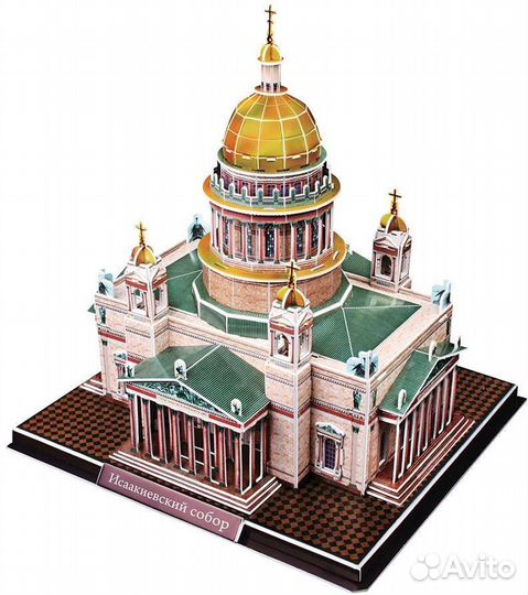 Объёмный 3D-пазл Исаакиевский собор, RAZ-005 Новый