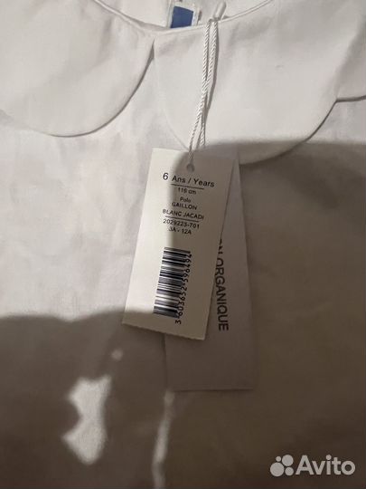 Поло для девочки jacadi новое размер 116