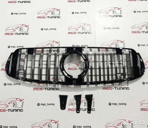 Решетка Mercedes GLC-Class X253 AMG Chrome 2019+