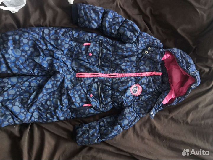 Детский зимний комбинезон на девочку