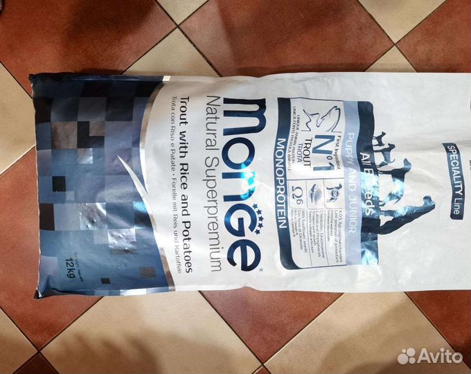 Корм для собак monge 12 кг