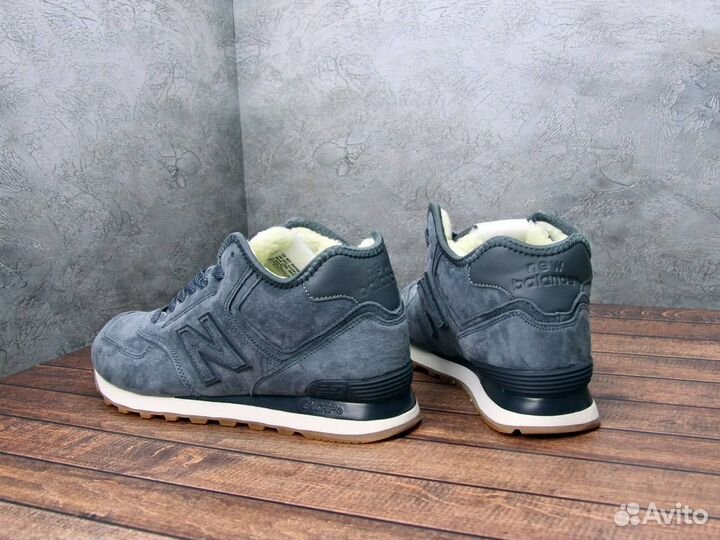 Кроссовки мужские New Balance 574 Lux/ темно синий