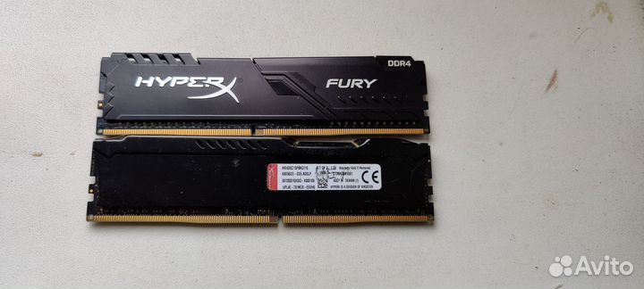 Оперативная память ddr4 hyperx fury 16gb