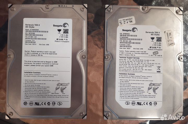 Неисправные жесткие диски