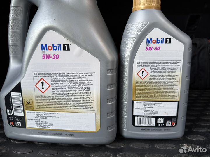 Масло моторное 5w30 mobil