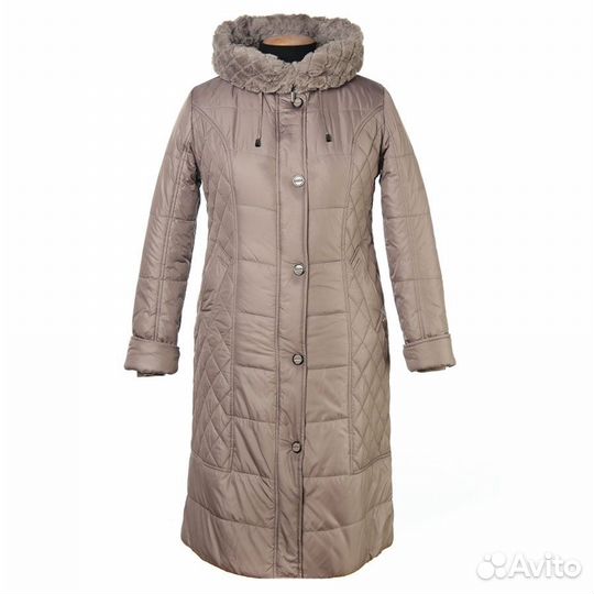 Практичное теплое д/с пальто на синтепоне
