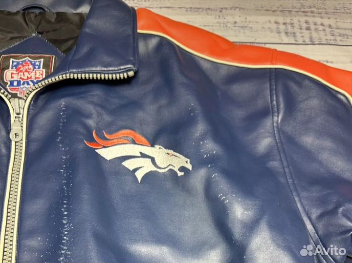 Кожаная куртка Denver Broncos