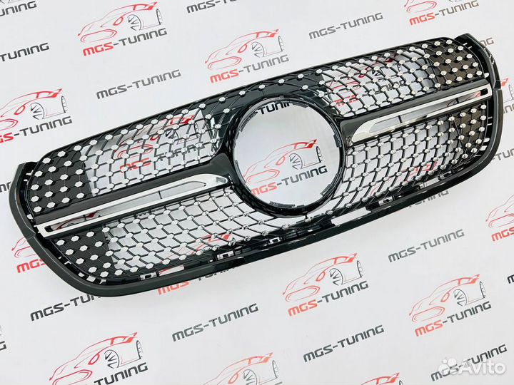 Решетка на Mercedes X-Class Diamond Black