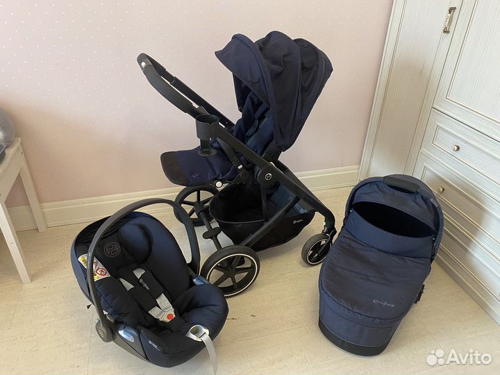 Детские коляски 3 в 1 Cybex Balios S Lux BLK