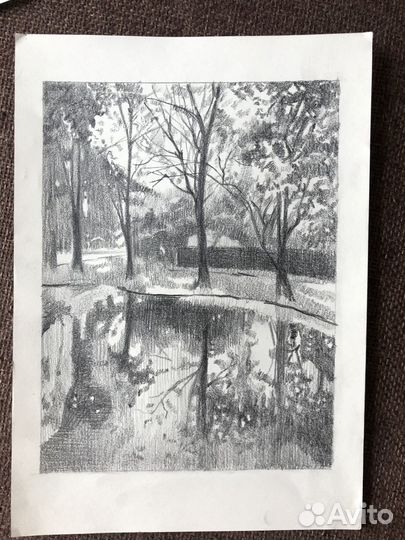 Рисунок - городской пейзаж