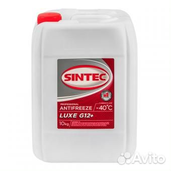 Антифриз Sintec красный G12+ 10 кг (40)