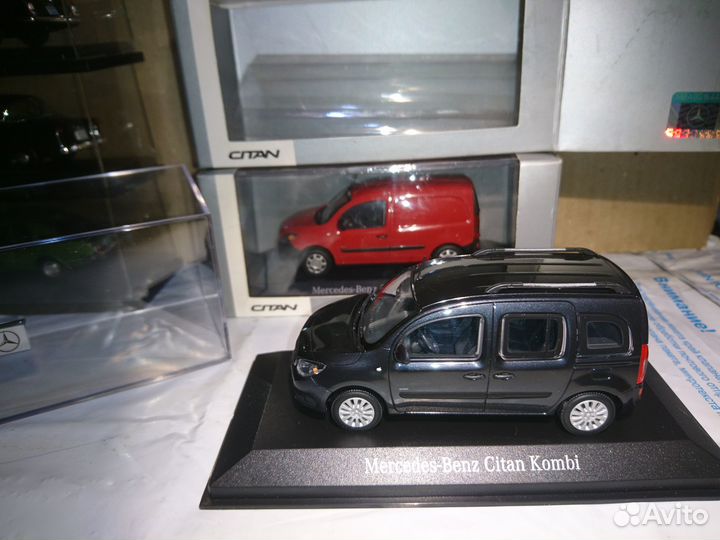 1/43 Mercedes-Benz Citan Kombi Tenorite gray metal