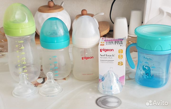 Бутылочки и соски для кормления,пустышки,пакетом