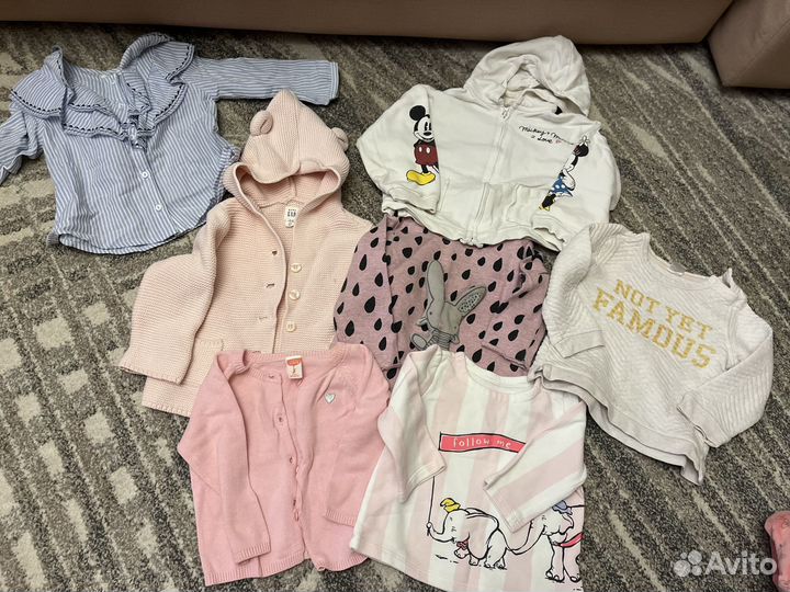 Пакет фирменных вещей на девочку 18 мес