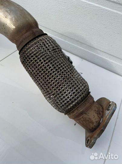 Приемная труба глушителя Audi A6 C6 3.0 TDI ASB