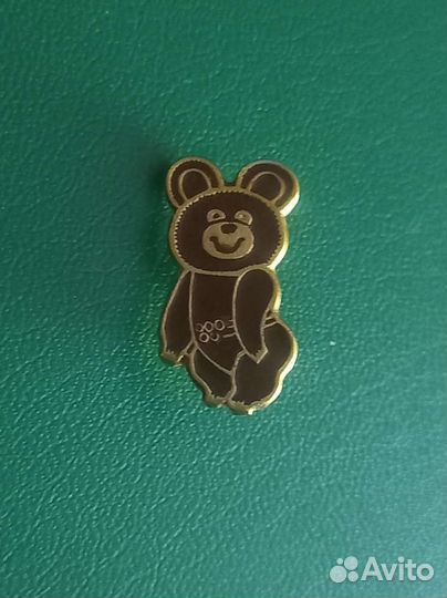 Значок олимпийский мишка 1980
