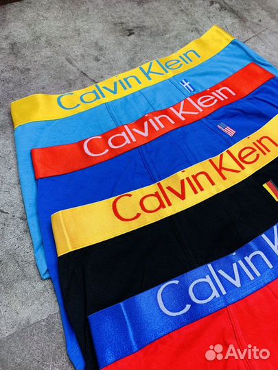 Хлопковые боксеры трусы Calvin Klein