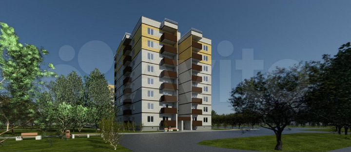 2-к. квартира, 47,9 м², 3/8 эт.