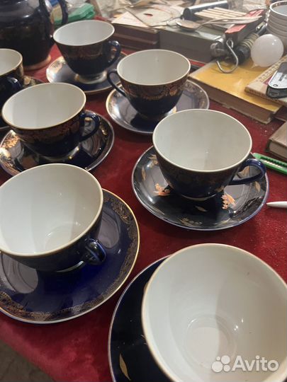 Набор столовой посуды лфз кобальт