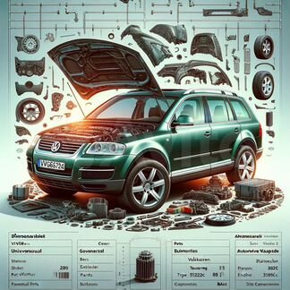 Разбор Volkswagen Touareg 2002-2010г