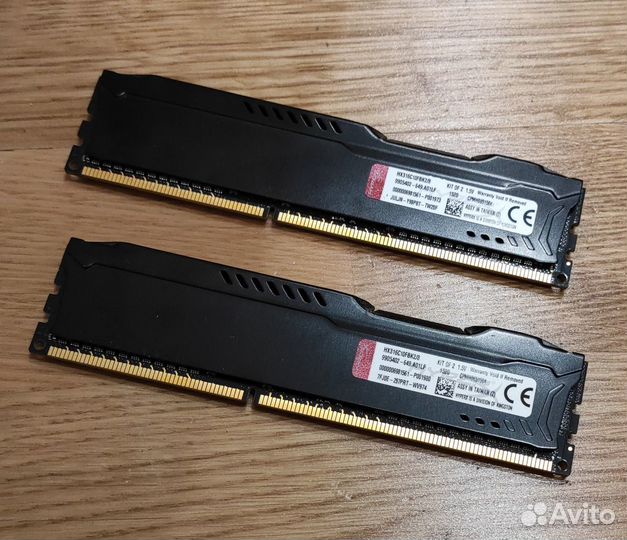 Оперативная память Kingston Fury 8 gb DDR3 Б/У