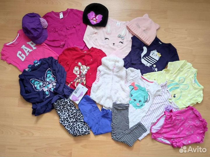 Вещи пакетом для девочки Gymboree, Crazy на 3 года