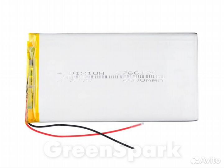Аккумулятор универсальный 37x66x125 mm 4000mAh 3