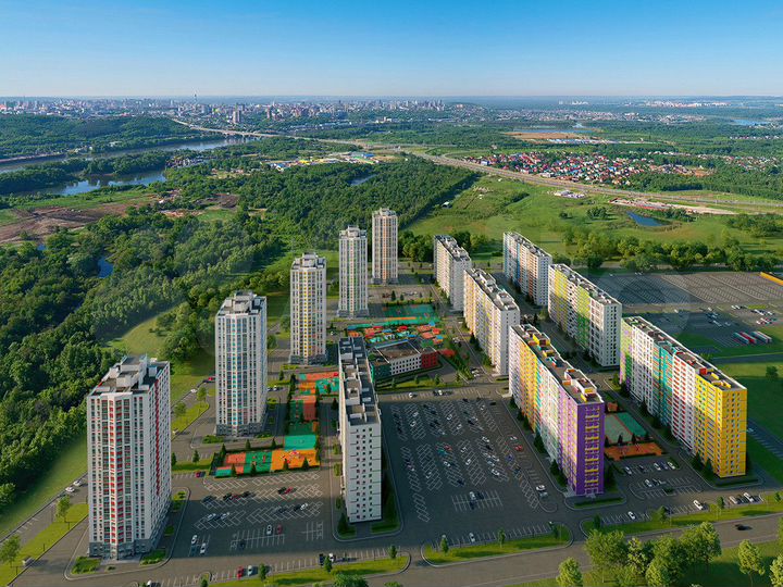 2-к. квартира, 71,6 м², 23/25 эт.